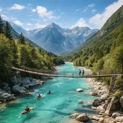 Soča-Tal in Slowenien