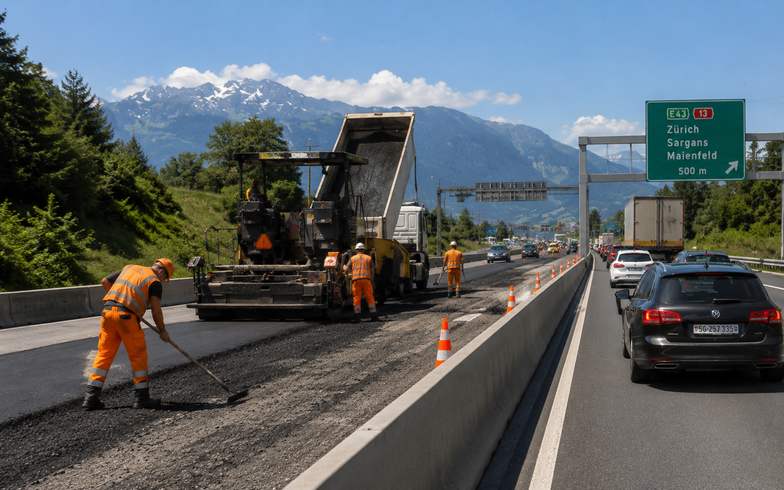 Kerenzerbergtunnel im Juni wochenweise gesperrt