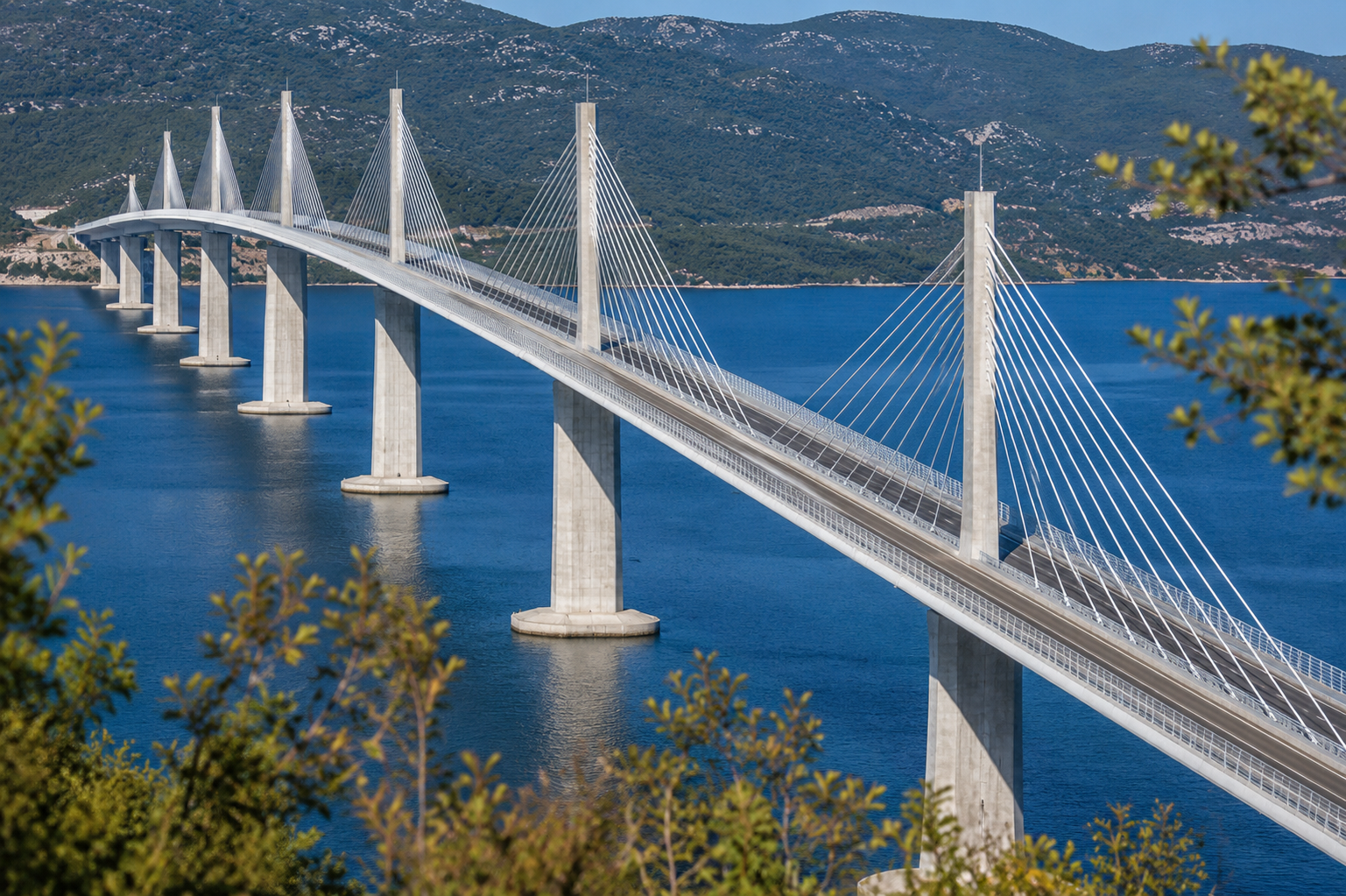 Sanierung der Pelješac-Brücke nach Dubrovnik